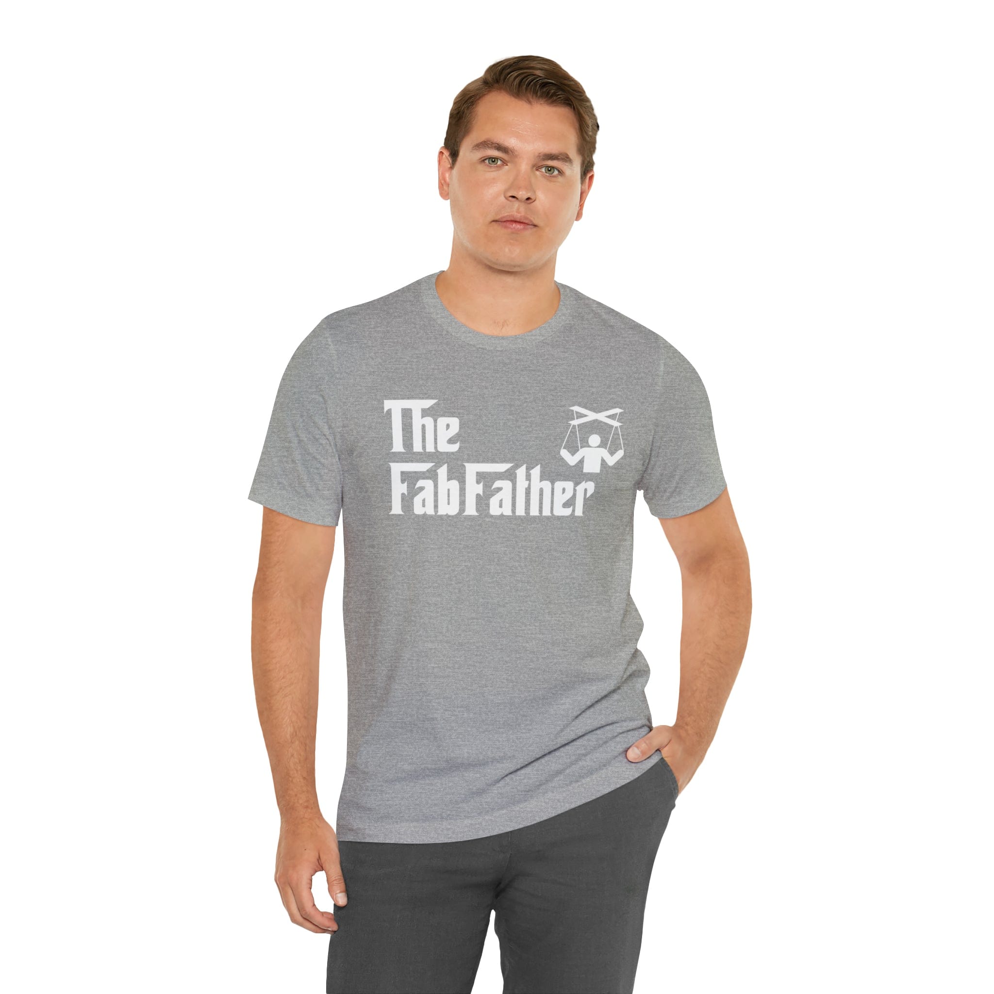 Printify T-Shirt The Fabfather White - Unisex Softstyle T-Shirt