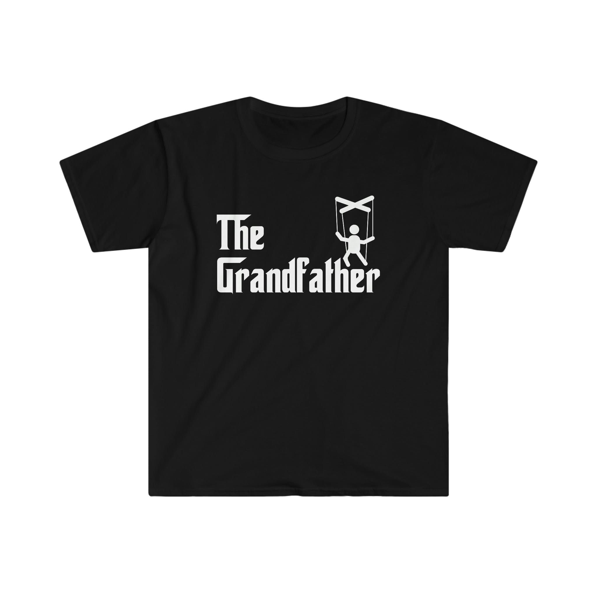 Printify T-Shirt Black / S The Grandfather White - Unisex Softstyle T-Shirt