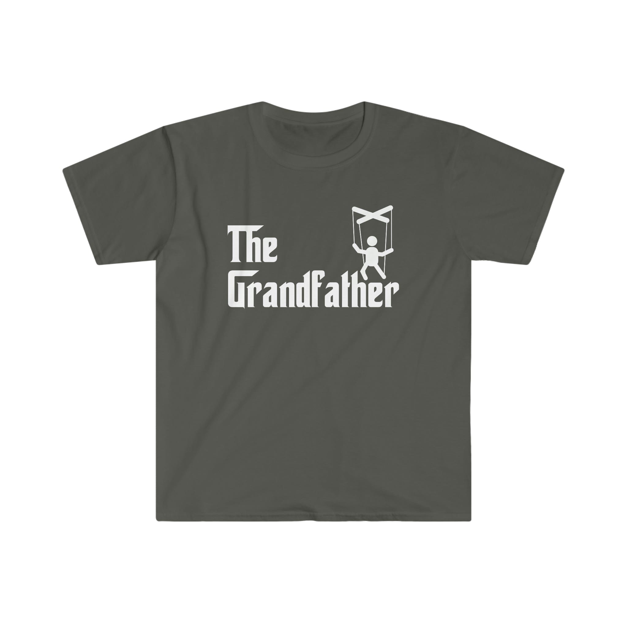 Printify T-Shirt Charcoal / S The Grandfather White - Unisex Softstyle T-Shirt