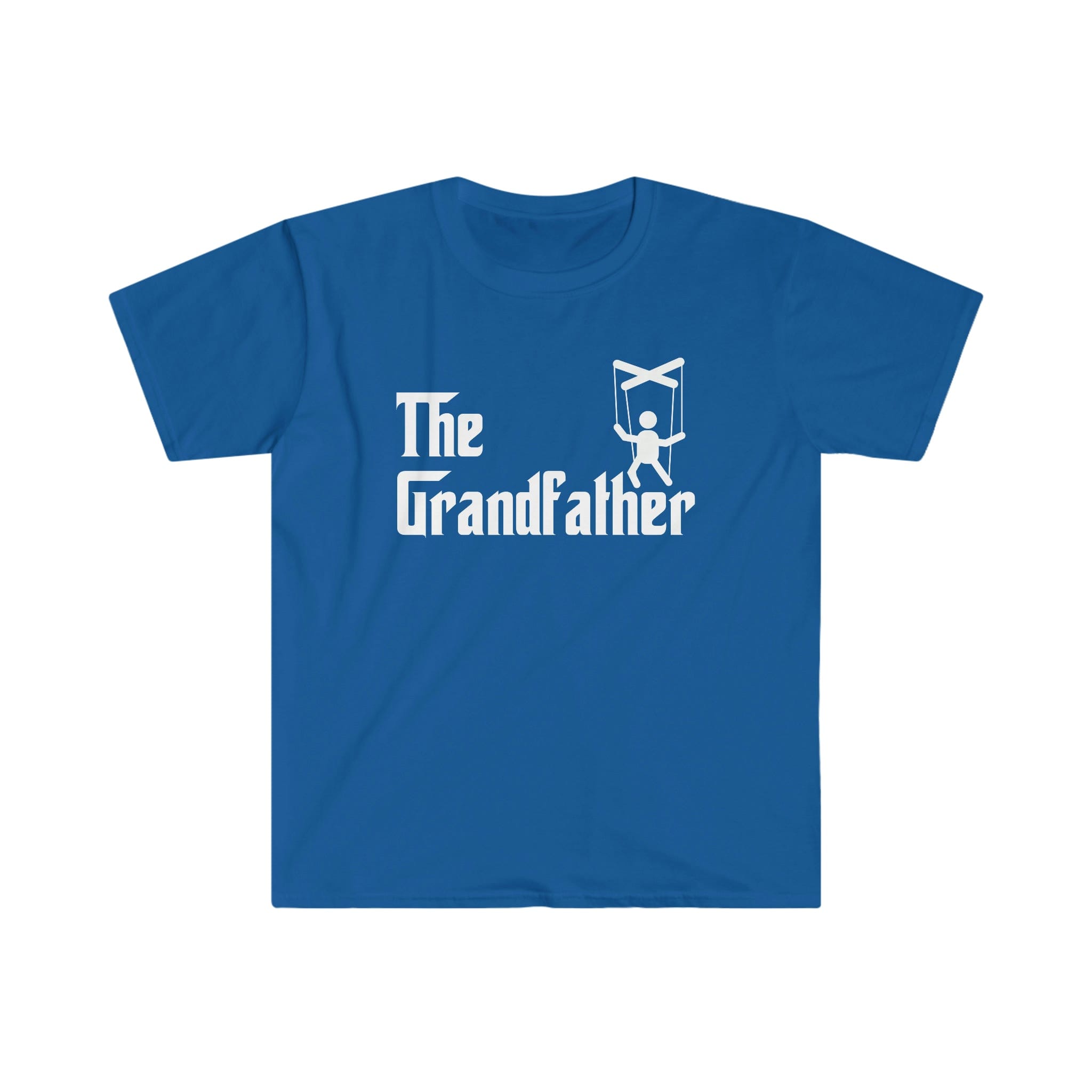 Printify T-Shirt Royal / S The Grandfather White - Unisex Softstyle T-Shirt