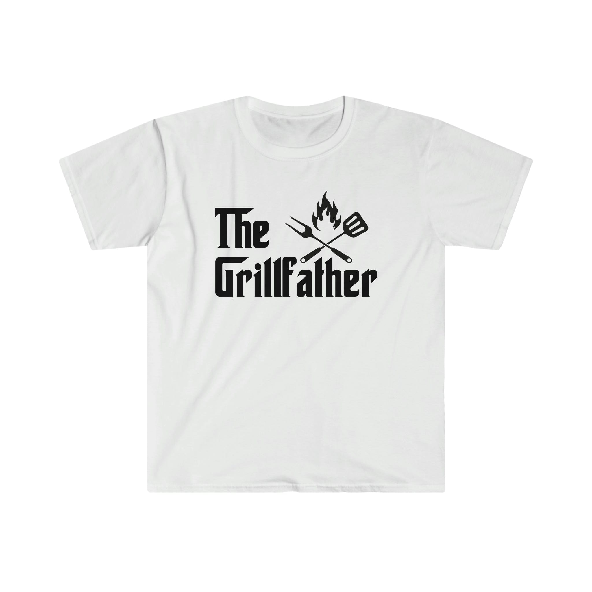 Printify T-Shirt White / S The Grillfather - Unisex Softstyle T-Shirt