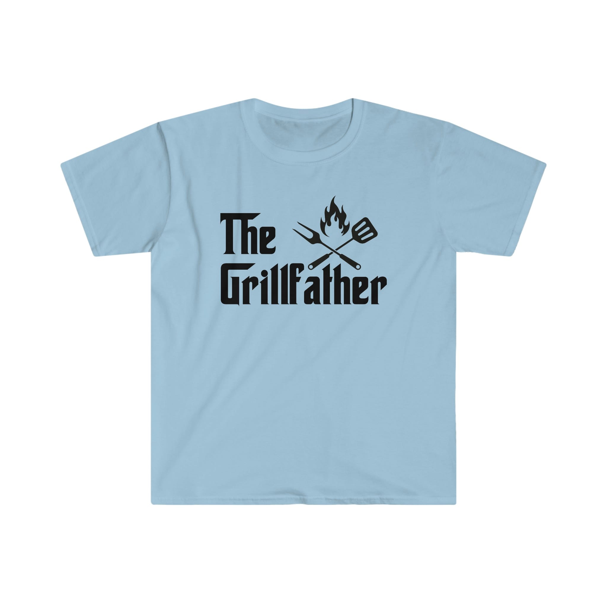 Printify T-Shirt Light Blue / S The Grillfather - Unisex Softstyle T-Shirt