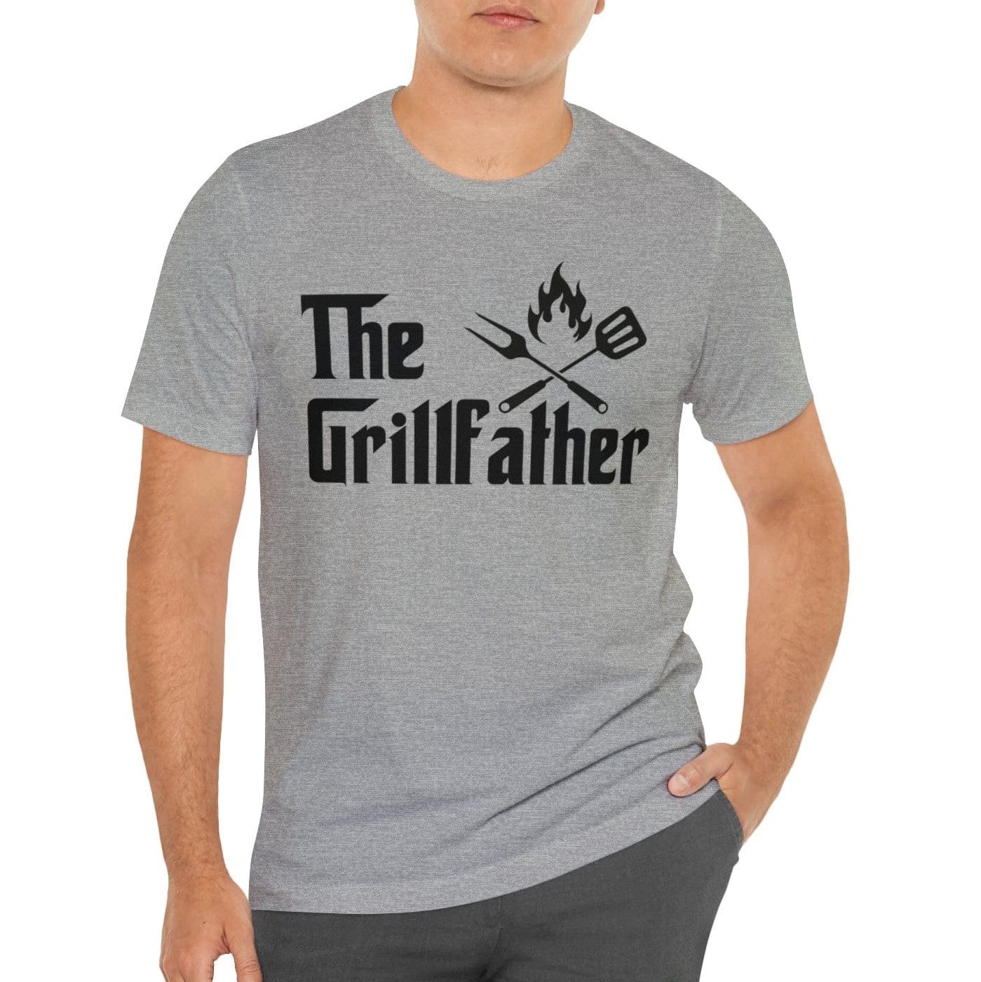 Printify T-Shirt The Grillfather - Unisex Softstyle T-Shirt