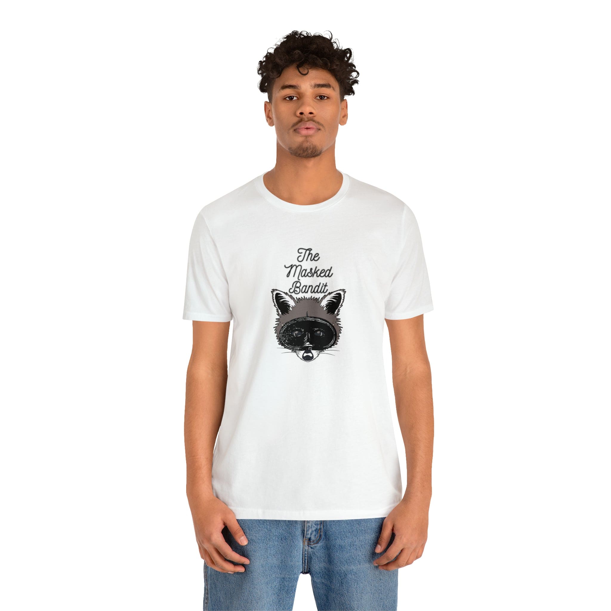 Printify T-Shirt The Masked Bandit - Jersey Short Sleeve Tee