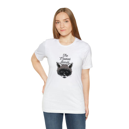 Printify T-Shirt The Masked Bandit - Jersey Short Sleeve Tee