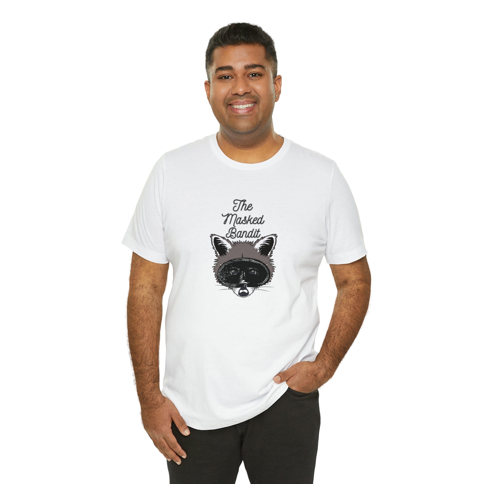 Printify T-Shirt The Masked Bandit - Jersey Short Sleeve Tee