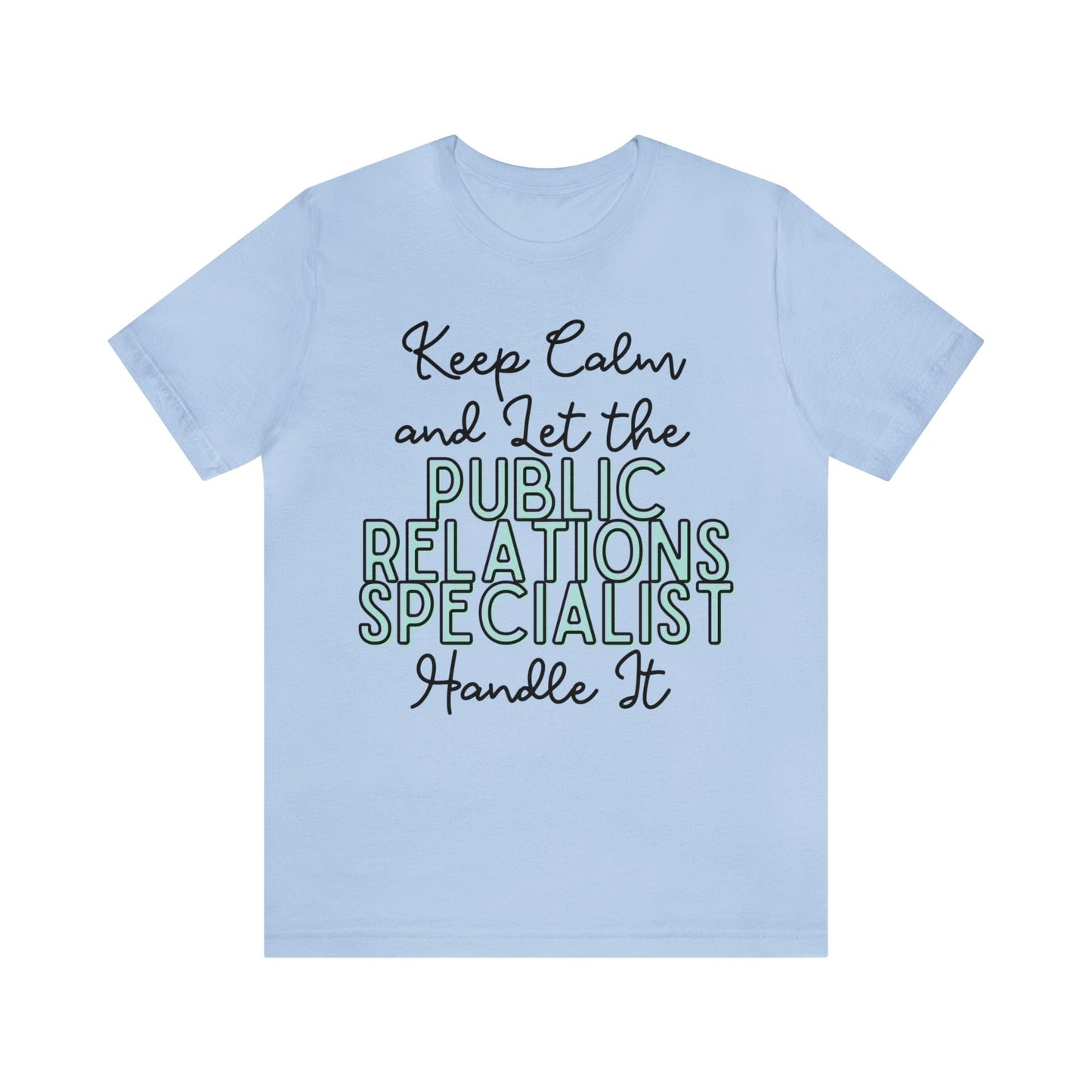 Printify T-Shirt Baby Blue / S Unisex Jersey Short Sleeve Tee