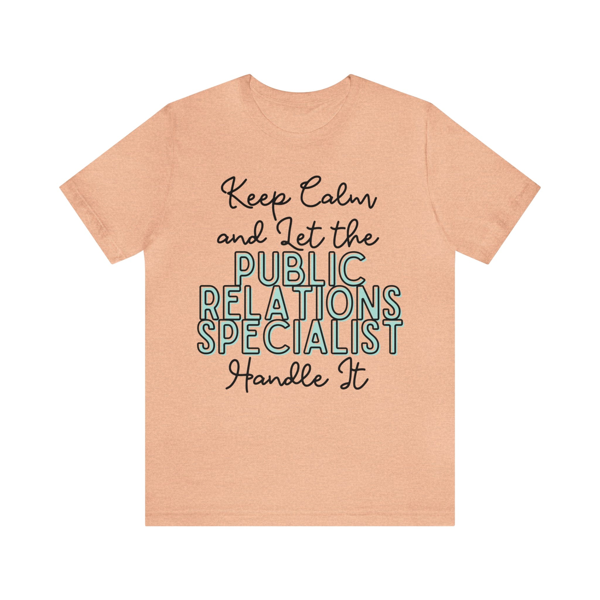 Printify T-Shirt Heather Peach / S Unisex Jersey Short Sleeve Tee