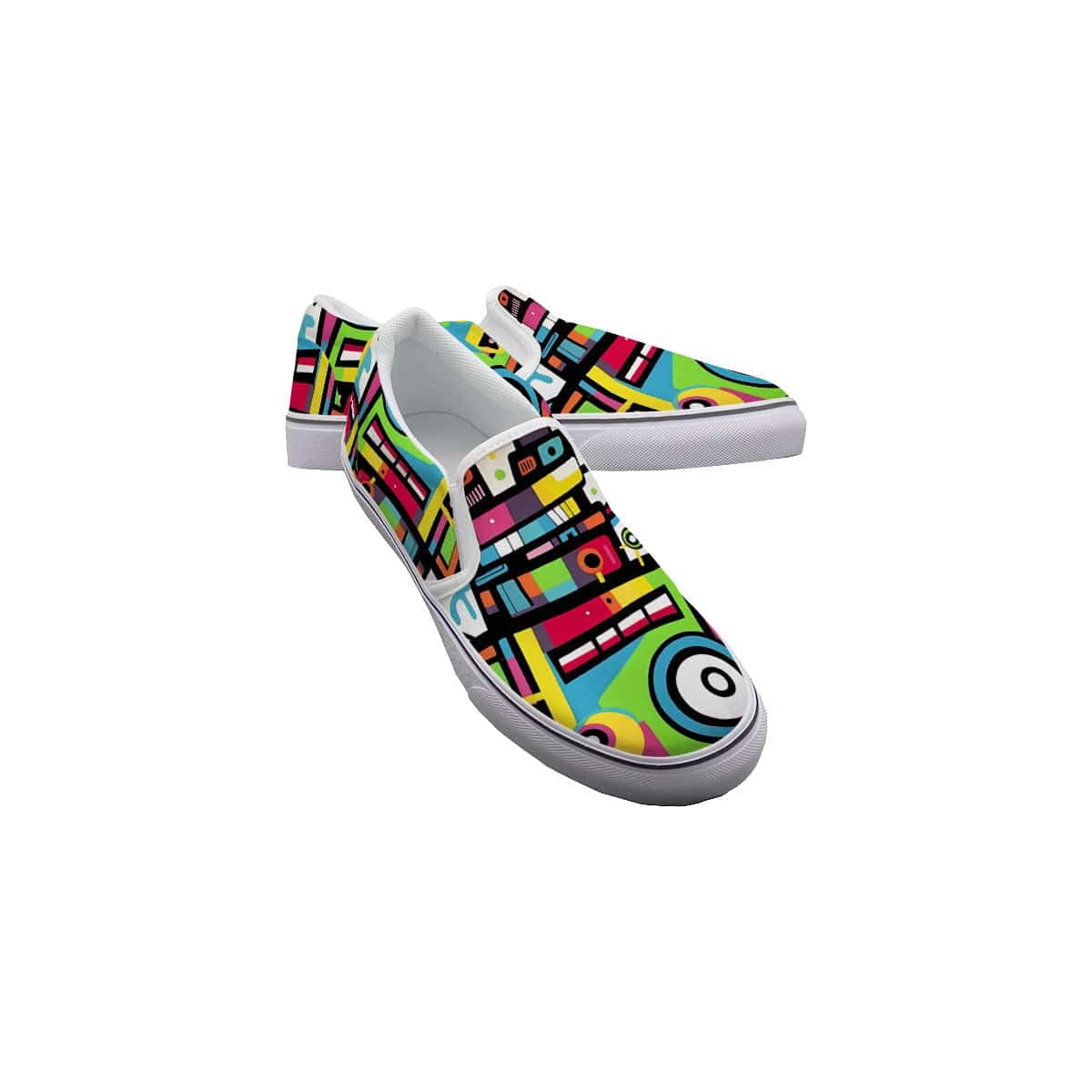 Yoycol White / US6(EUR36) Techno Tango - Women's Slip On Sneakers