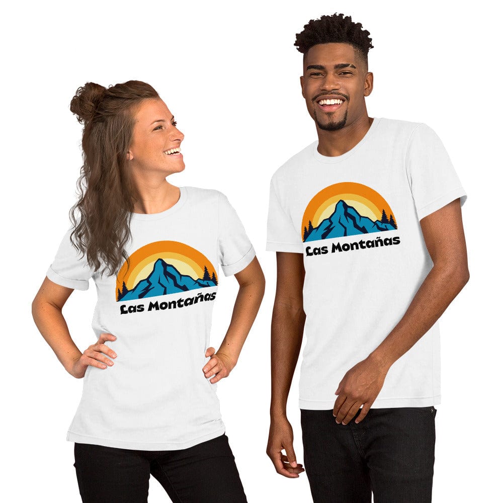 Spruced Roost White / XS The Mountains - Las Montañas - Unisex t-shirt - XS-5XL