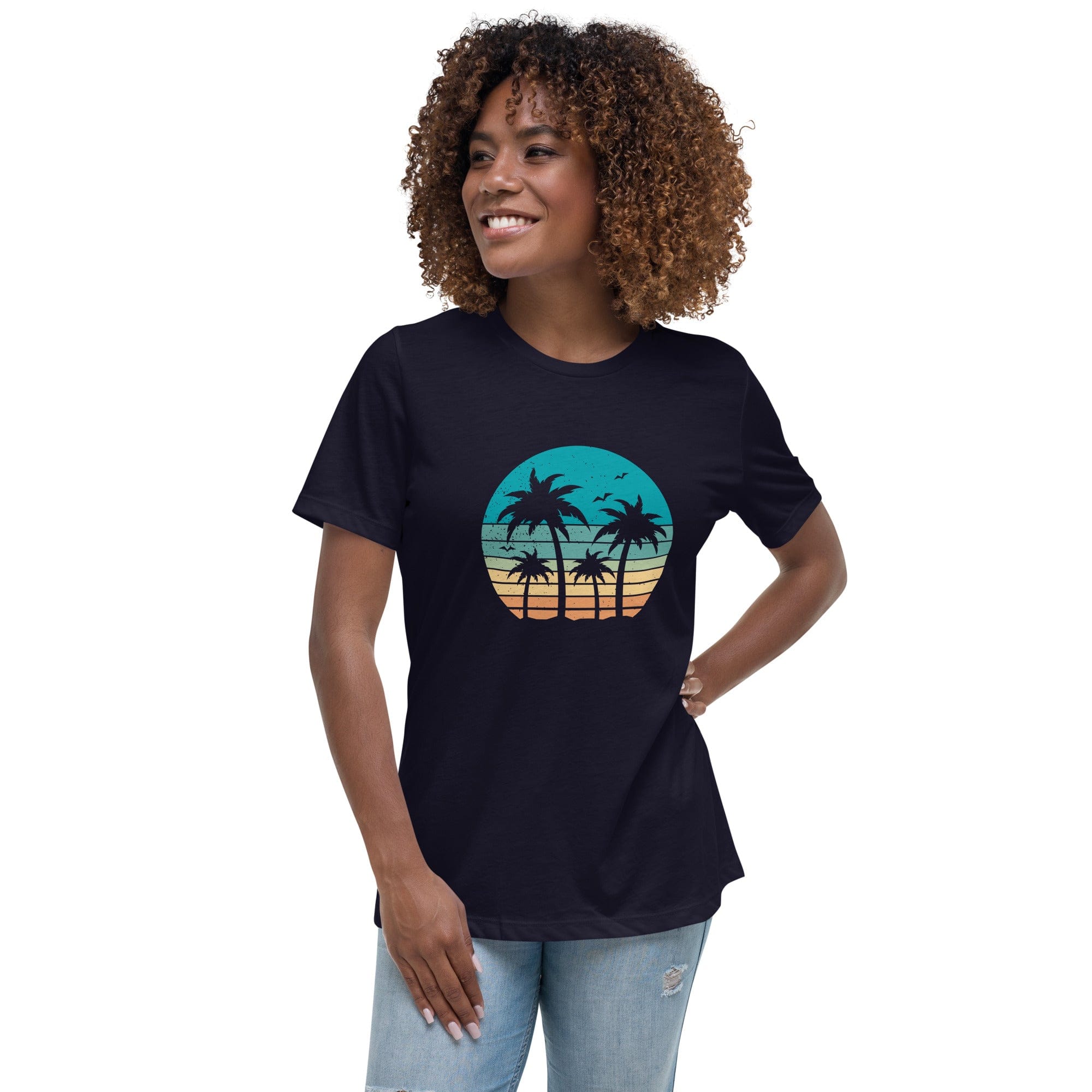 Spruced Roost Navy / S The Palms Relaxed T-Shirt - S-3XL