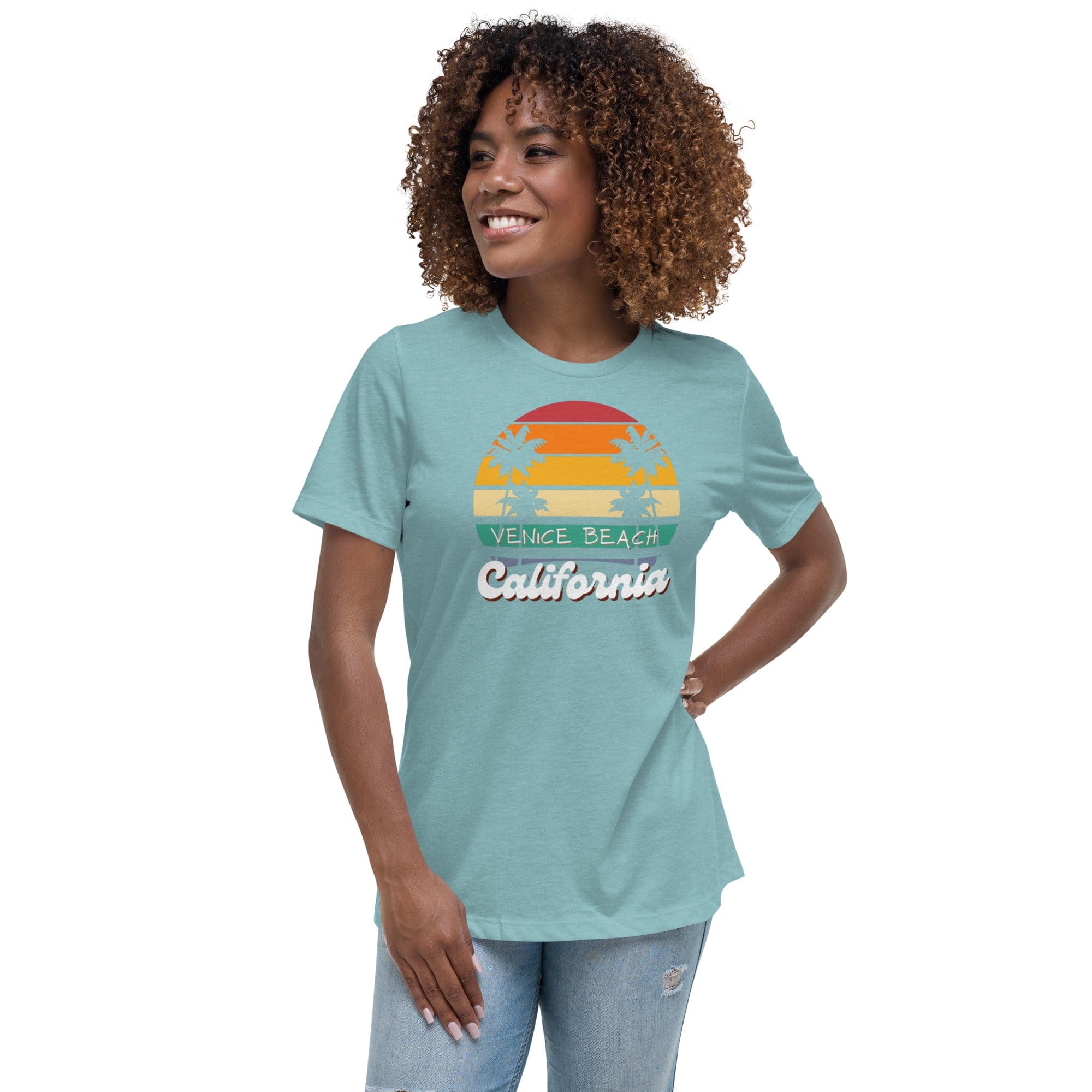 Spruced Roost Venice Beach California - Women's Relaxed T-Shirt