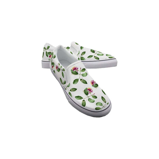 Yoycol White / US6(EUR36) Vine Divine - Women's Slip On Sneakers