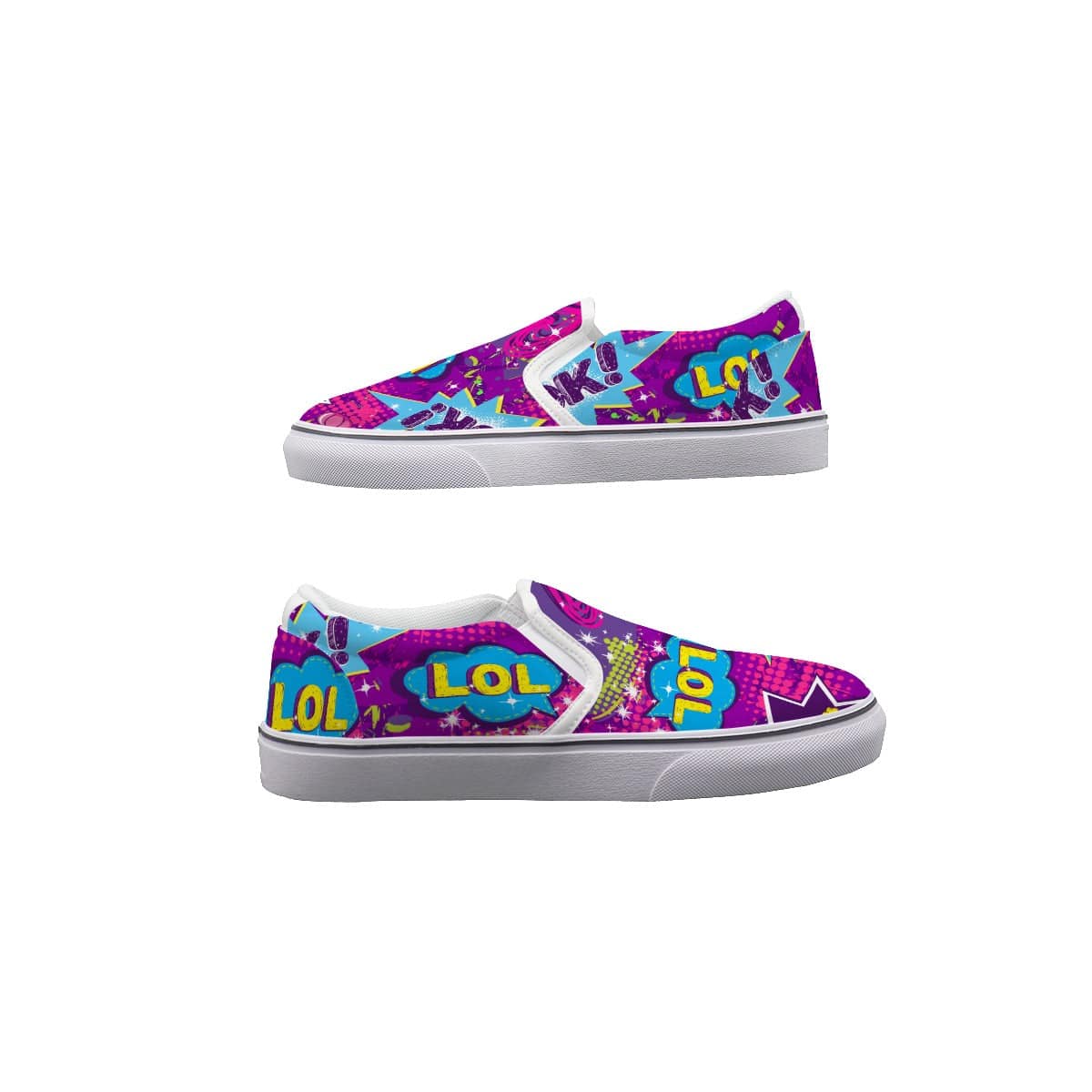 Yoycol Vivid LOL Venture - Women's Slip On Sneakers