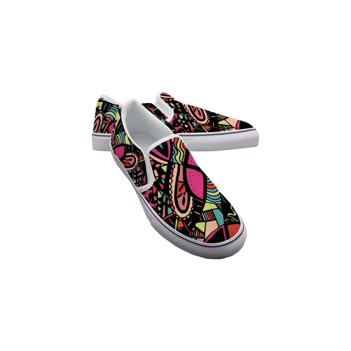 Yoycol White / US6(EUR36) Whimsy Walkers - Women's Slip On Sneakers