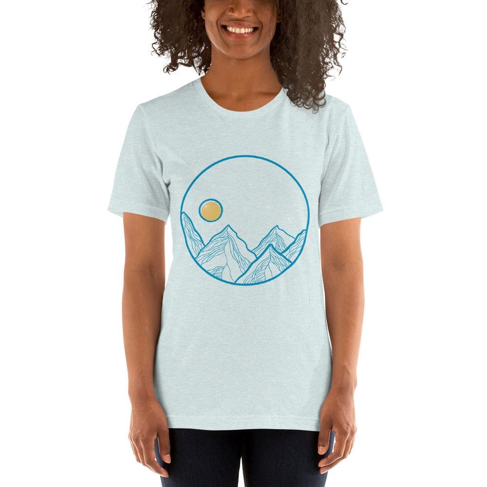 Spruced Roost Heather Prism Ice Blue / S Wild Wilderness - Unisex t-shirt - XS-5XL