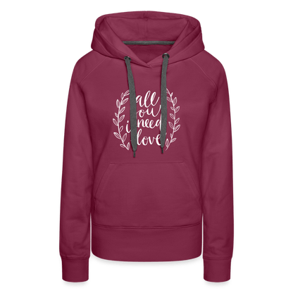 SPOD Women’s Premium Hoodie | Spreadshirt 444 All you need is Love - Women’s Premium Hoodie