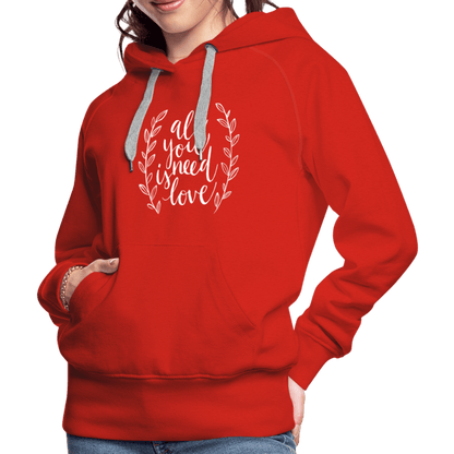 SPOD Women’s Premium Hoodie | Spreadshirt 444 All you need is Love - Women’s Premium Hoodie