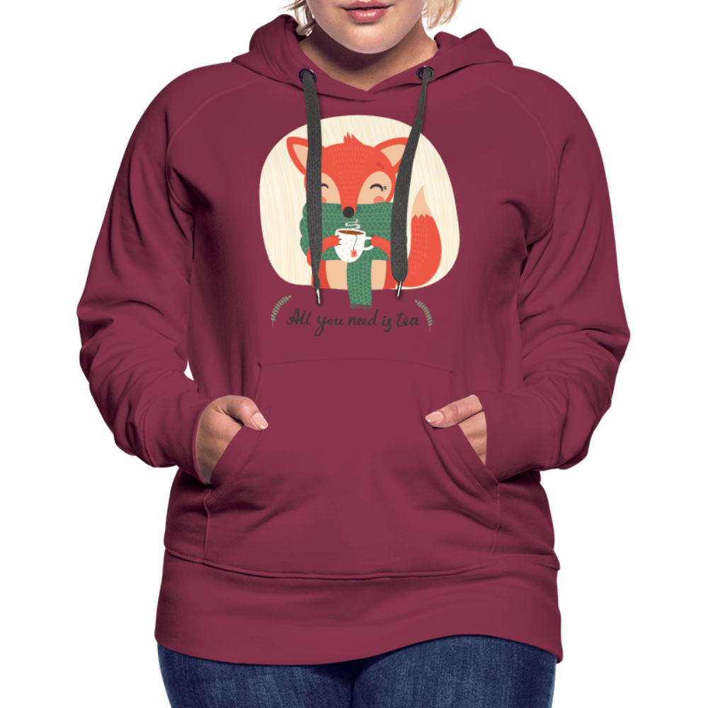 SPOD Women’s Premium Hoodie | Spreadshirt 444 All You Need is Tea - Women’s Premium Hoodie