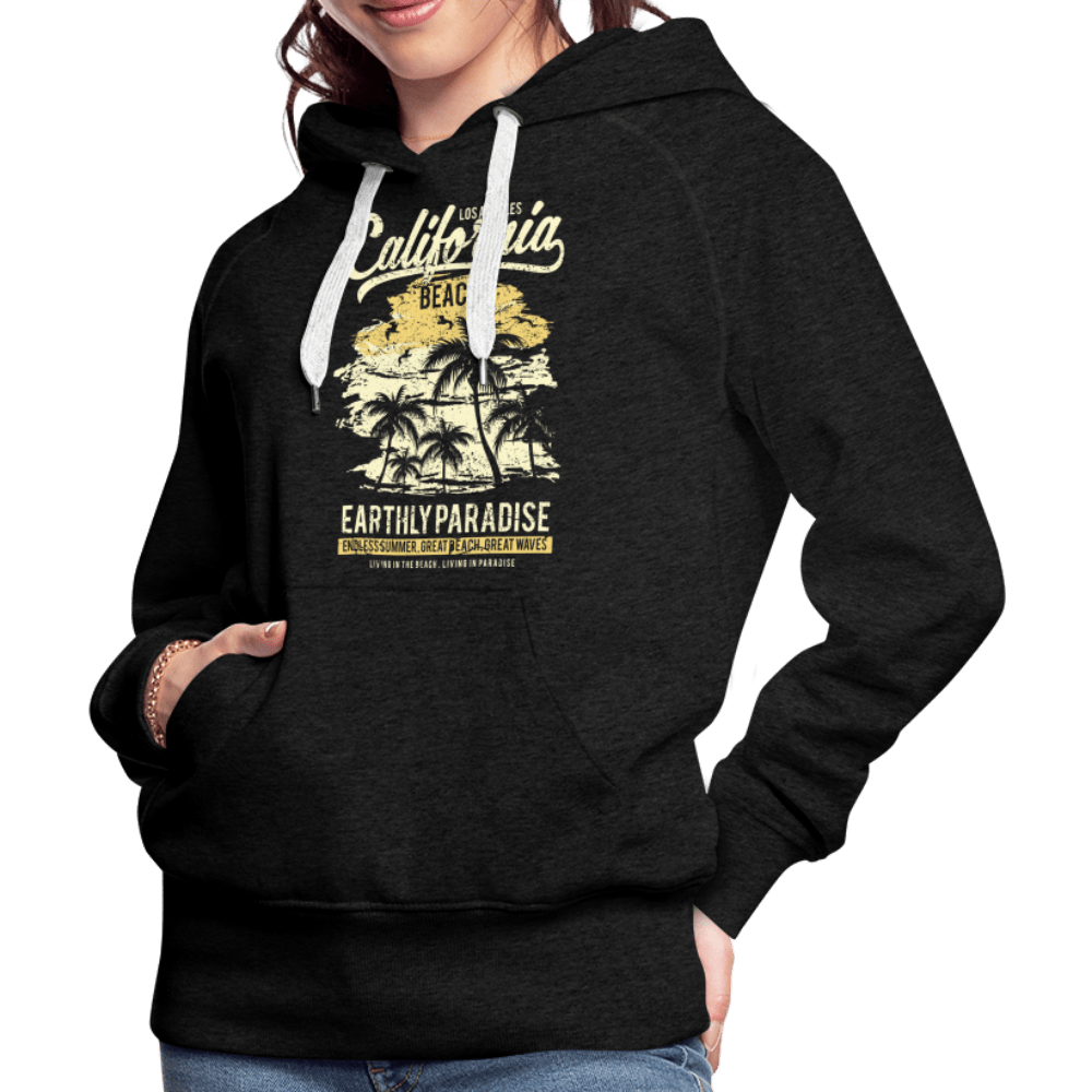 SPOD Women’s Premium Hoodie | Spreadshirt 444 charcoal grey / S California Beach Pardise - Women’s Premium Hoodie