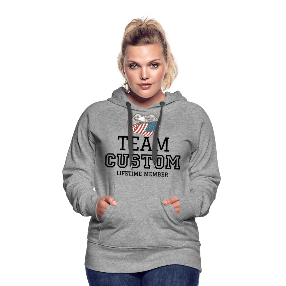 SPOD Women’s Premium Hoodie | Spreadshirt 444 heather grey / S Family Team - Lifetime Member  - Women’s Premium Hoodie