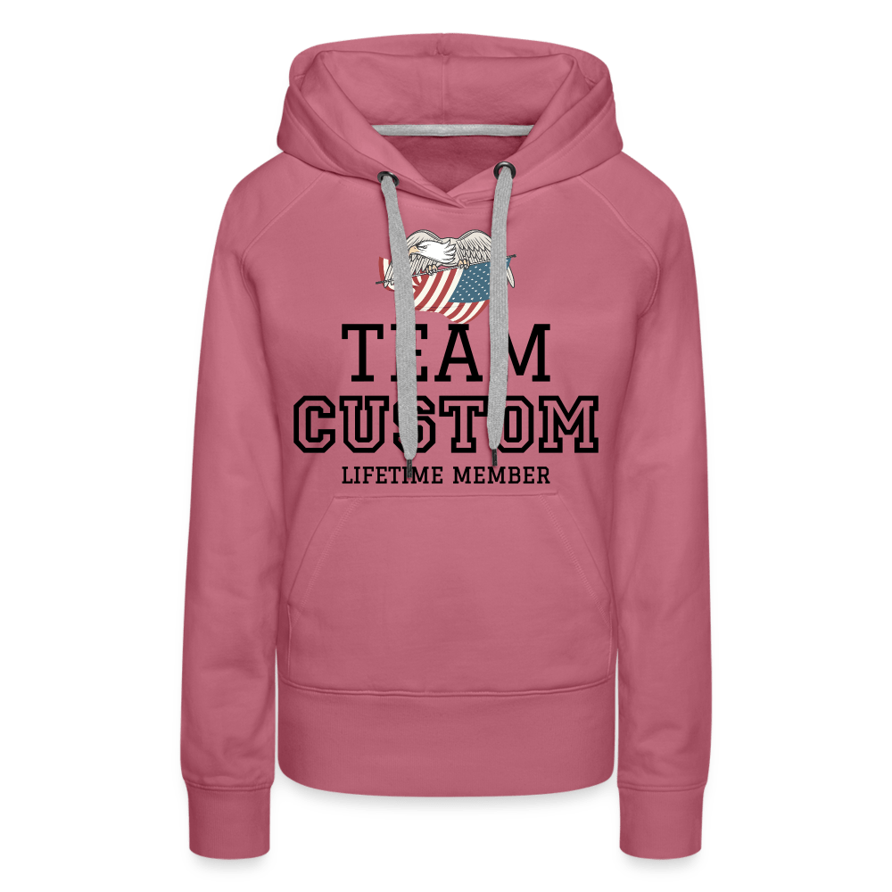 SPOD Women’s Premium Hoodie | Spreadshirt 444 mauve / S Family Team - Lifetime Member  - Women’s Premium Hoodie