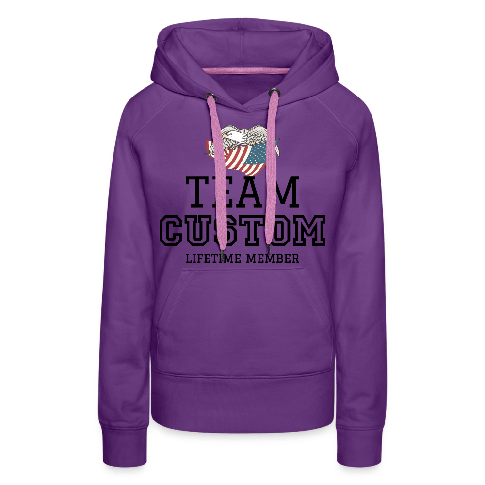 SPOD Women’s Premium Hoodie | Spreadshirt 444 purple / S Family Team - Lifetime Member  - Women’s Premium Hoodie