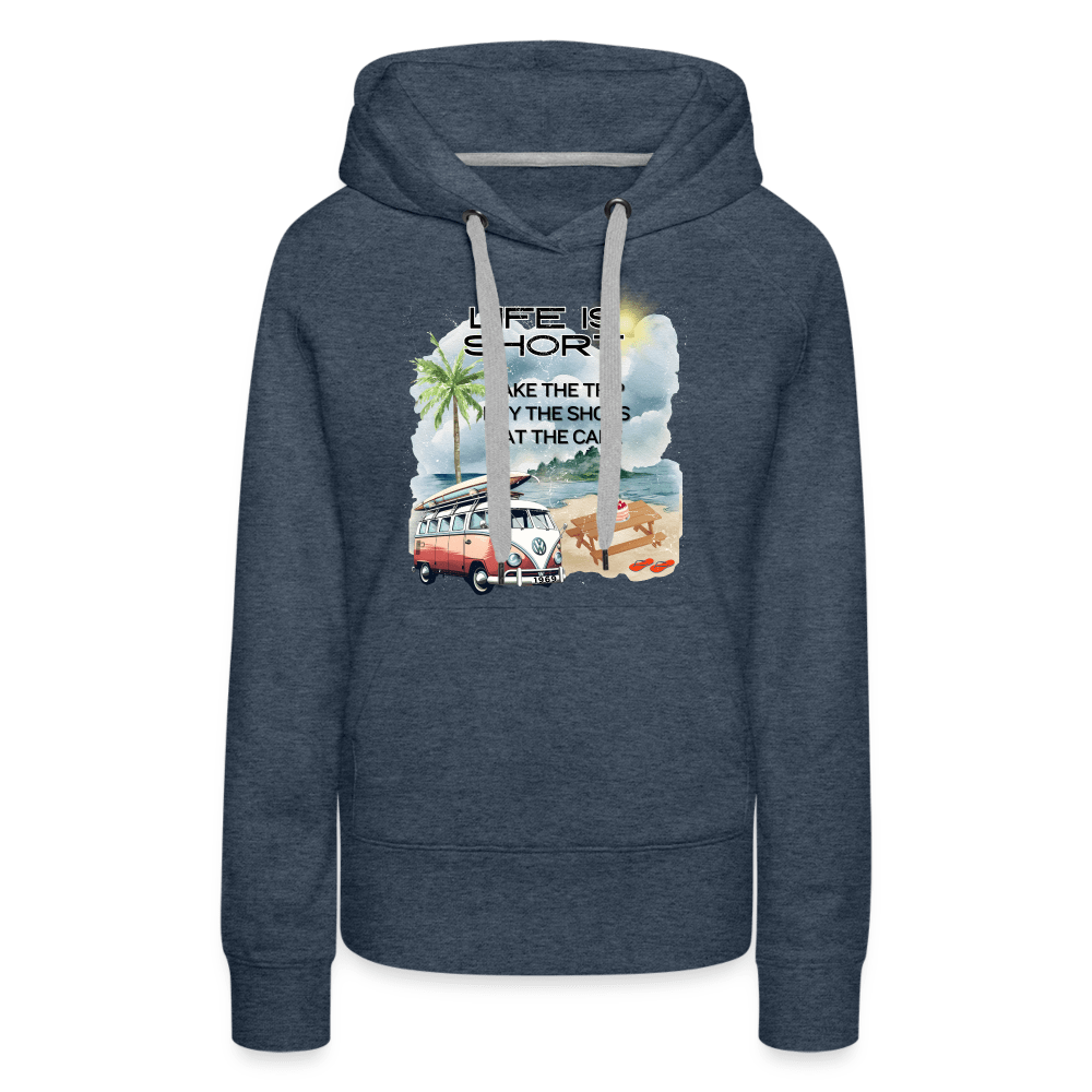 SPOD Women’s Premium Hoodie | Spreadshirt 444 Life is Short - Women’s Premium Hoodie