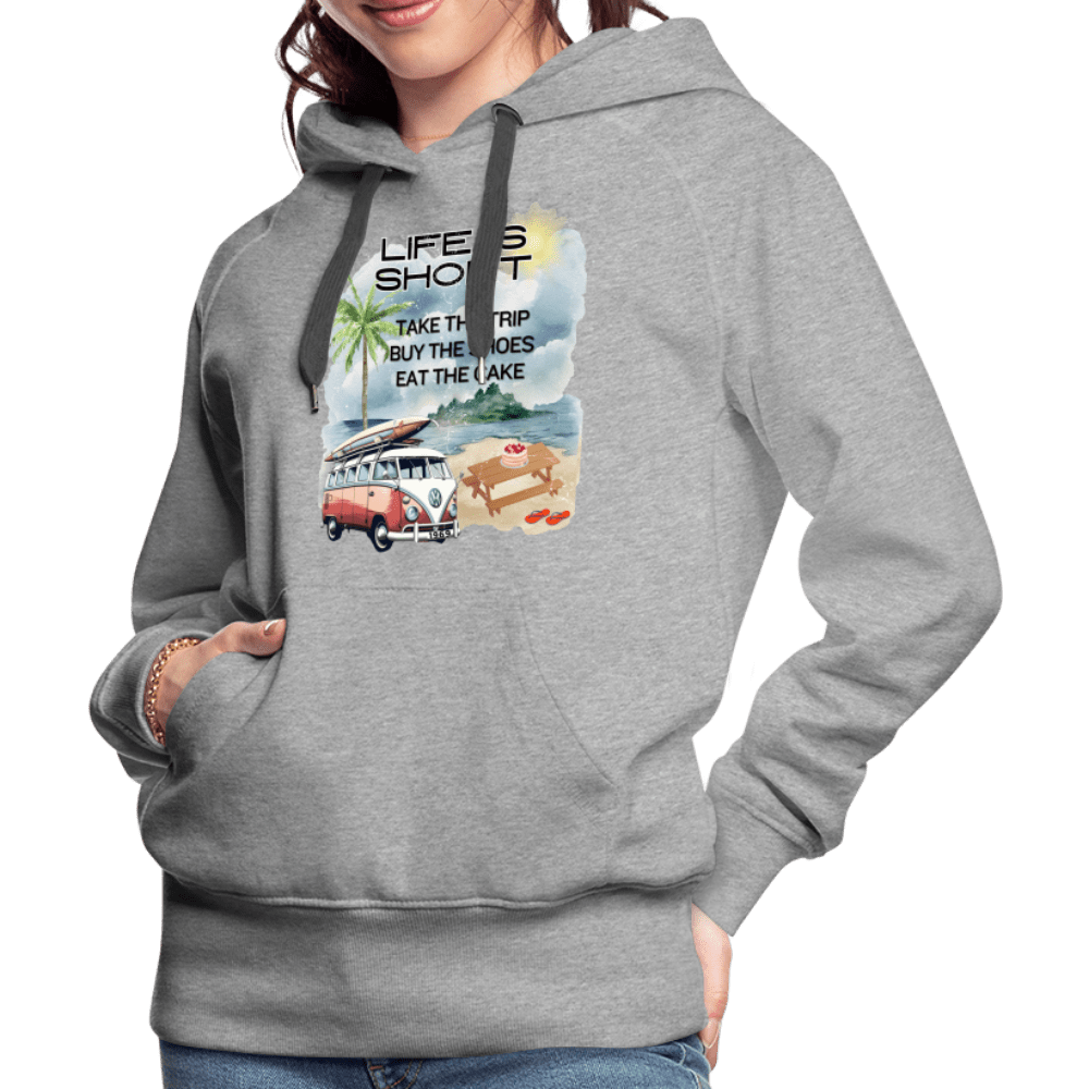 SPOD Women’s Premium Hoodie | Spreadshirt 444 Life is Short - Women’s Premium Hoodie