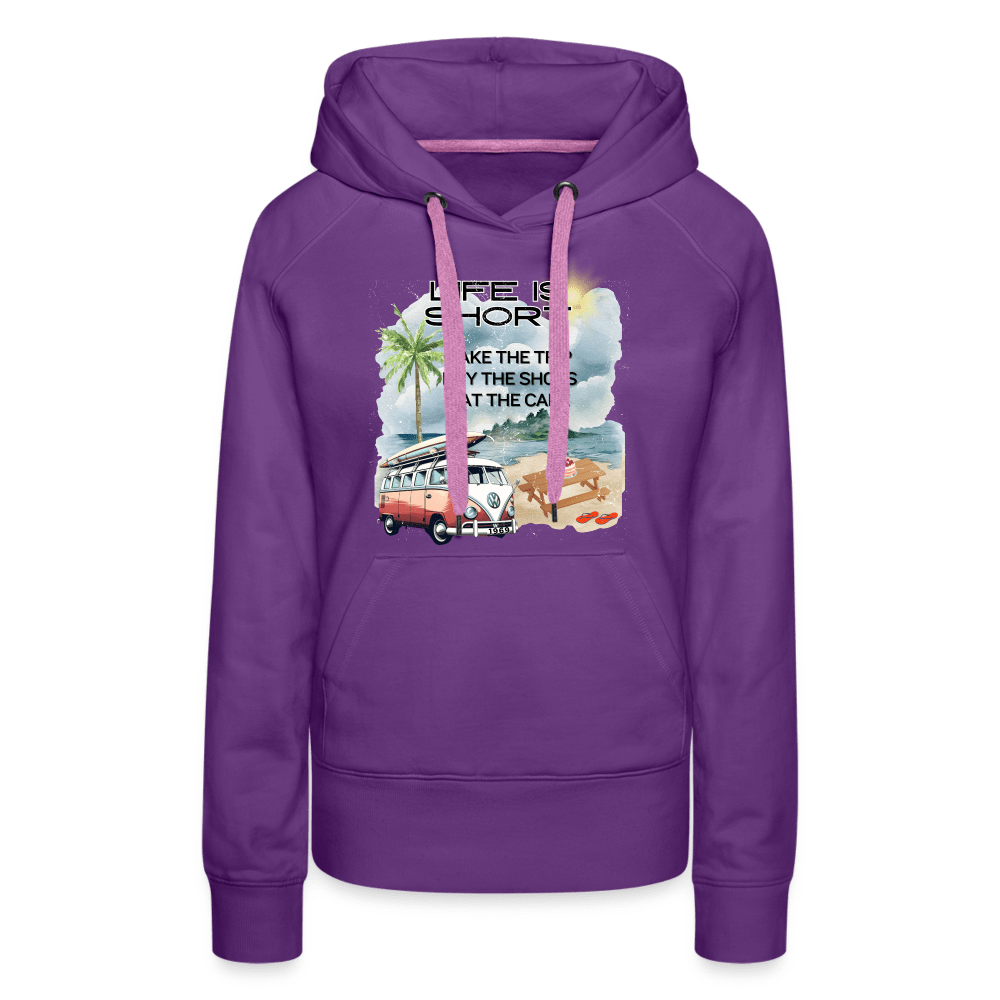 SPOD Women’s Premium Hoodie | Spreadshirt 444 Life is Short - Women’s Premium Hoodie