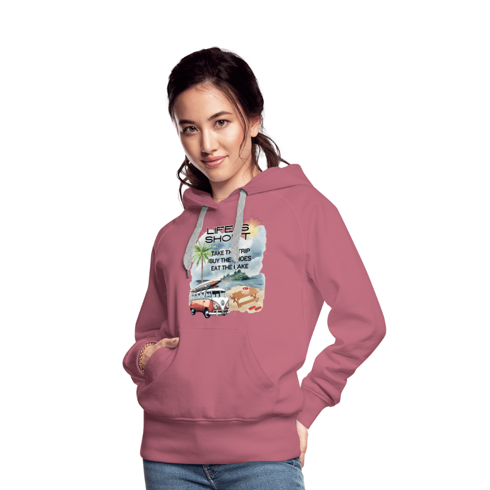 SPOD Women’s Premium Hoodie | Spreadshirt 444 Life is Short - Women’s Premium Hoodie