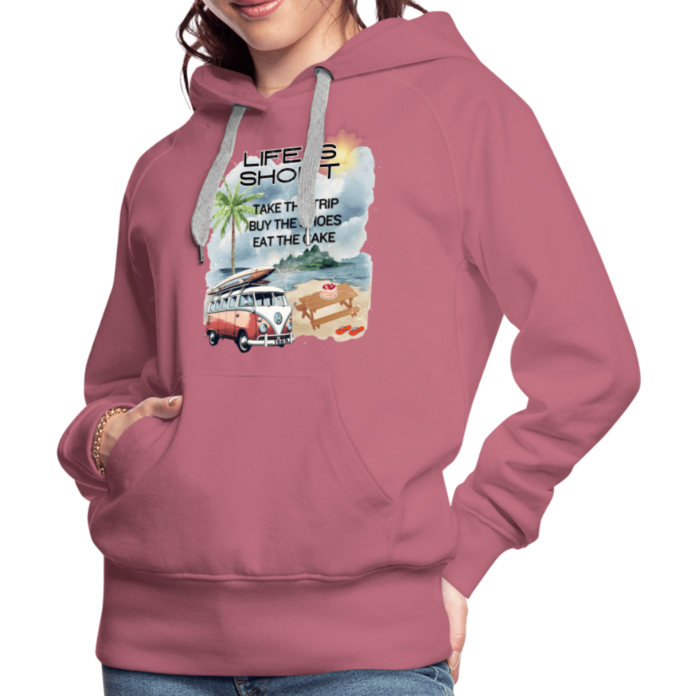 SPOD Women’s Premium Hoodie | Spreadshirt 444 Life is Short - Women’s Premium Hoodie