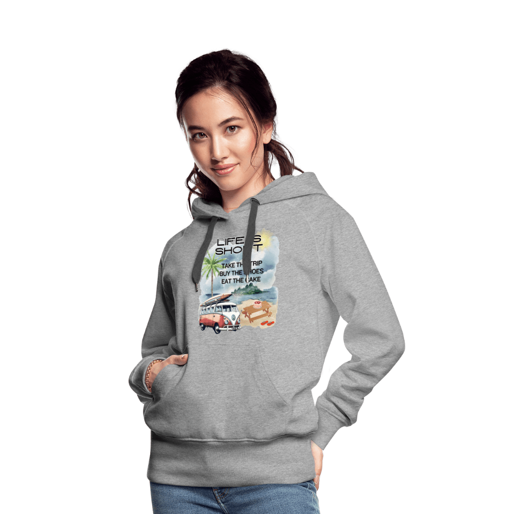 SPOD Women’s Premium Hoodie | Spreadshirt 444 Life is Short - Women’s Premium Hoodie