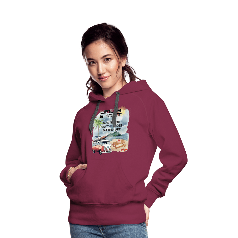 SPOD Women’s Premium Hoodie | Spreadshirt 444 Life is Short - Women’s Premium Hoodie