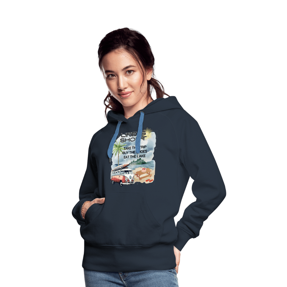 SPOD Women’s Premium Hoodie | Spreadshirt 444 Life is Short - Women’s Premium Hoodie