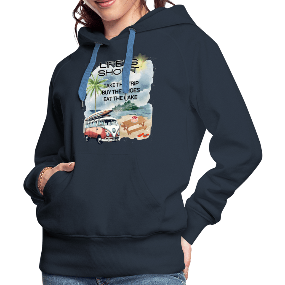 SPOD Women’s Premium Hoodie | Spreadshirt 444 Life is Short - Women’s Premium Hoodie