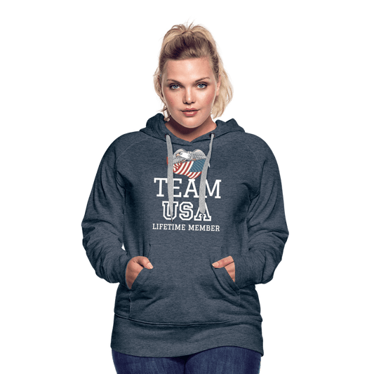 SPOD Women’s Premium Hoodie | Spreadshirt 444 Team USA - Lifetime Member  - Women’s Premium Hoodie