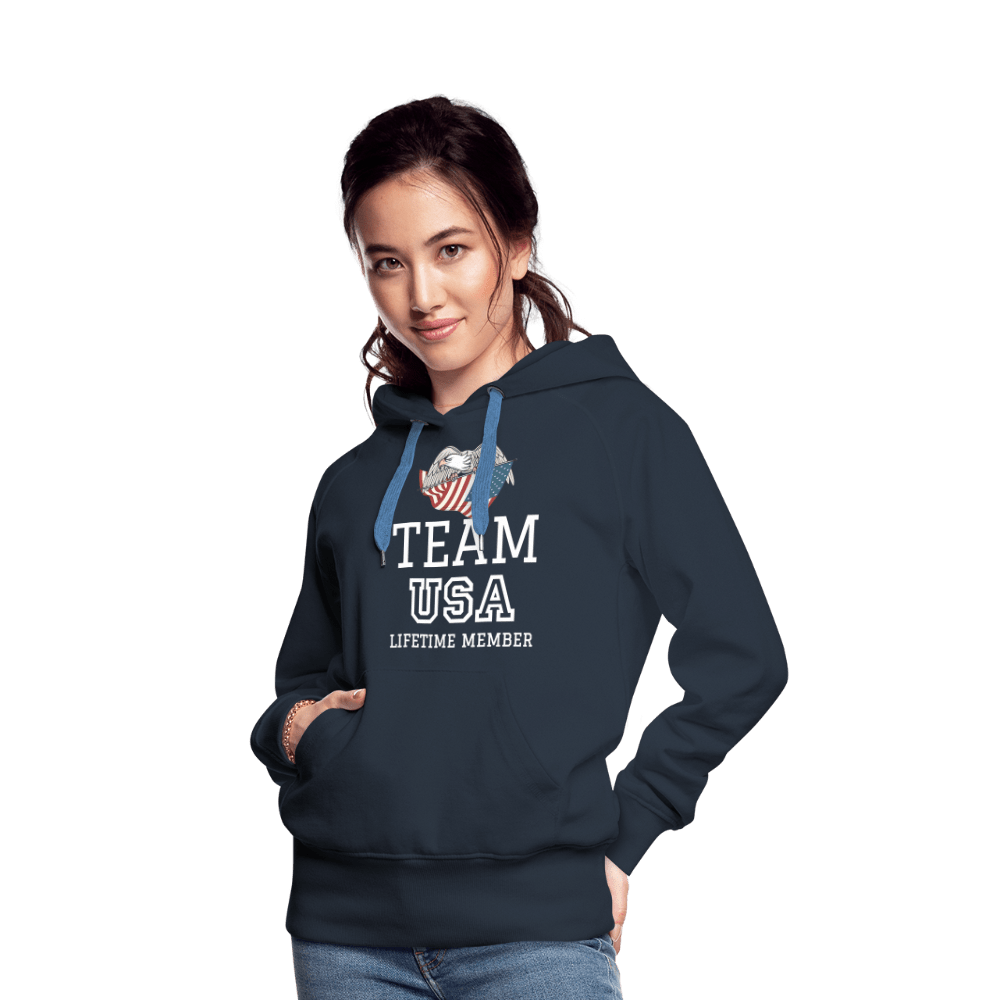 SPOD Women’s Premium Hoodie | Spreadshirt 444 Team USA - Lifetime Member  - Women’s Premium Hoodie
