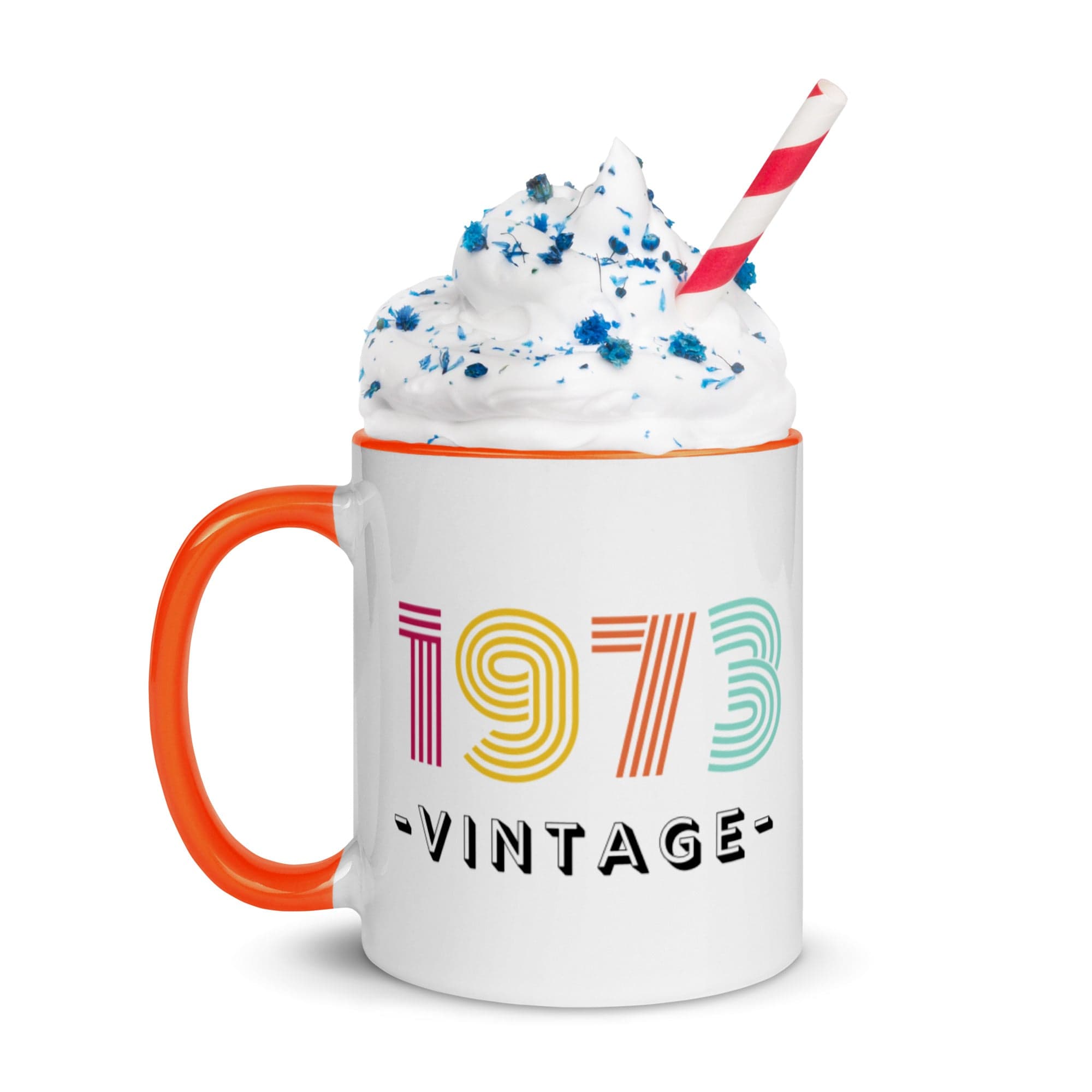 Spruced Roost 1973 Vintage! 50th Birthday Mug with Color Inside