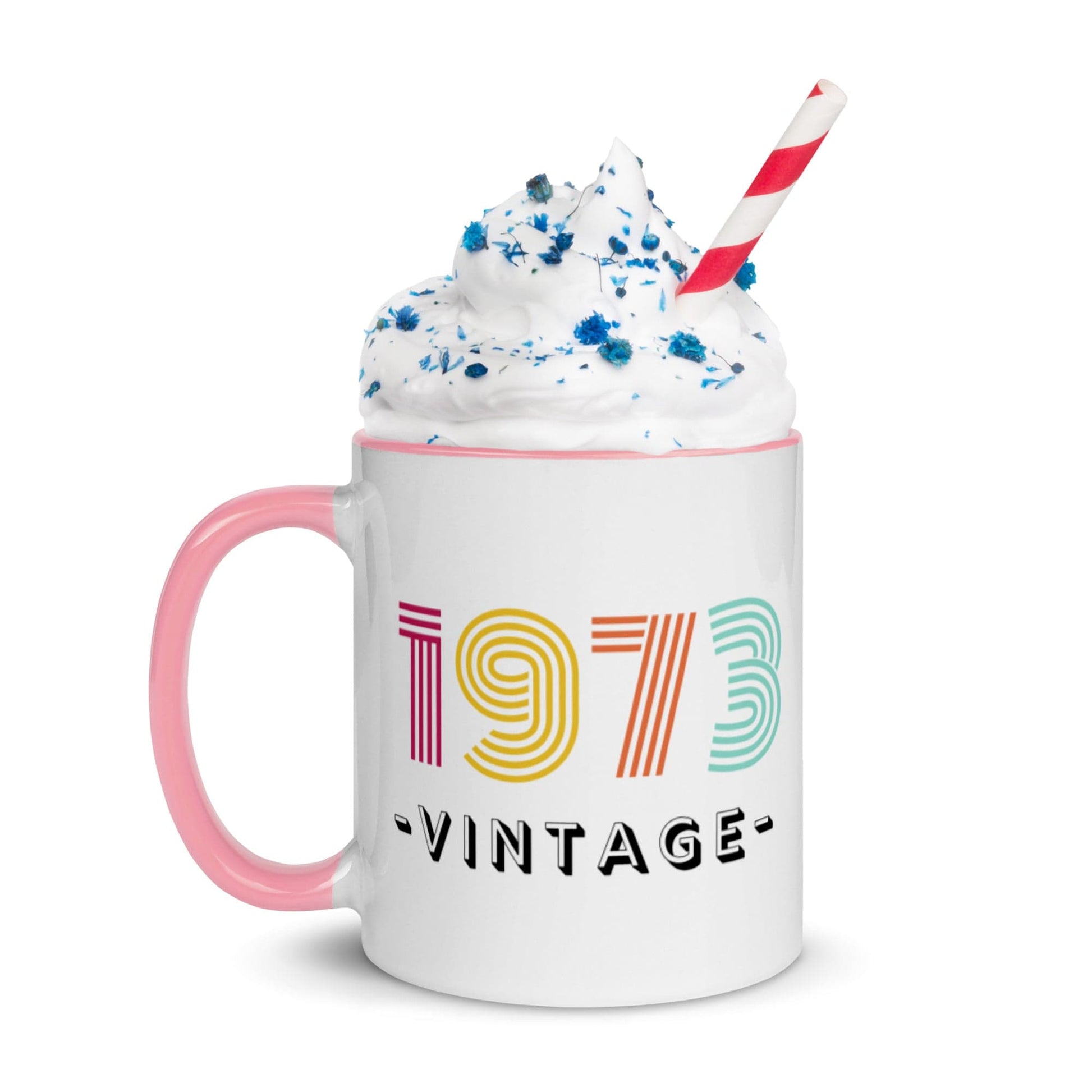 Spruced Roost 1973 Vintage! 50th Birthday Mug with Color Inside