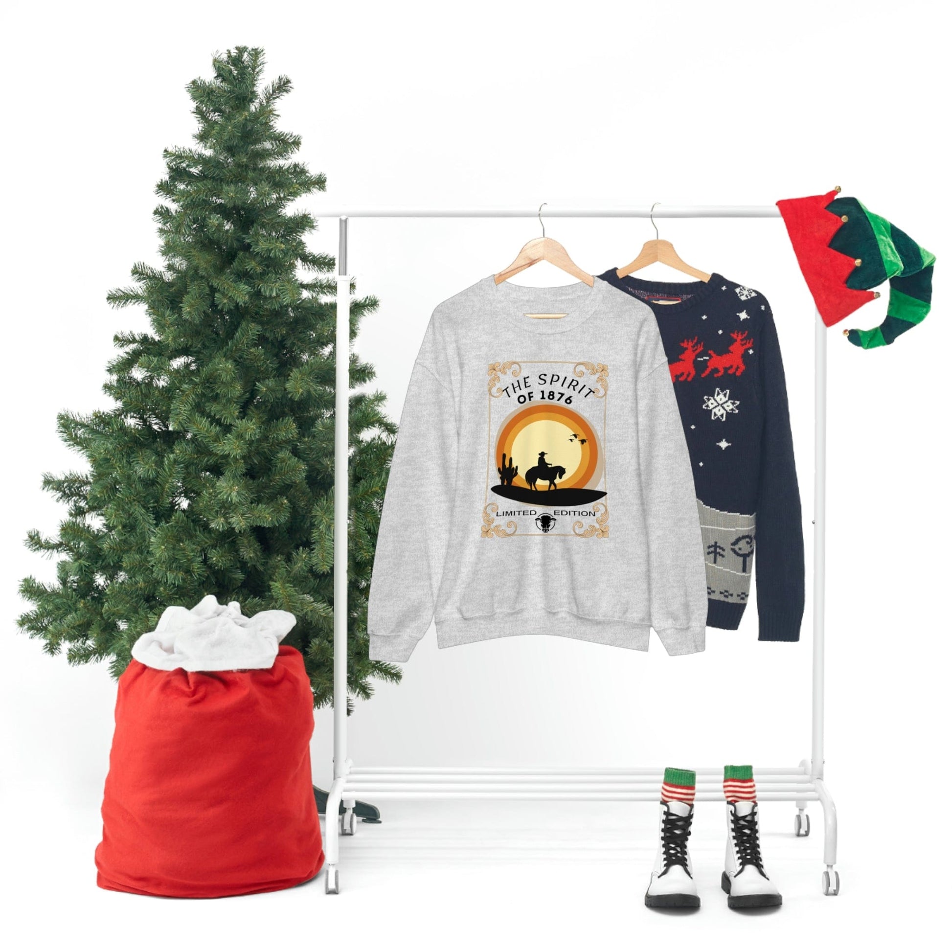 Printify Sweatshirt Spirit of 1876 - Unisex Heavy Blend™ Crewneck Sweatshirt