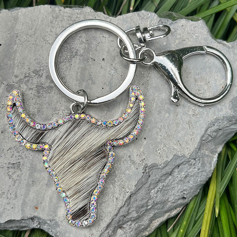 Bull Shape Key Chain - Spruced Roost