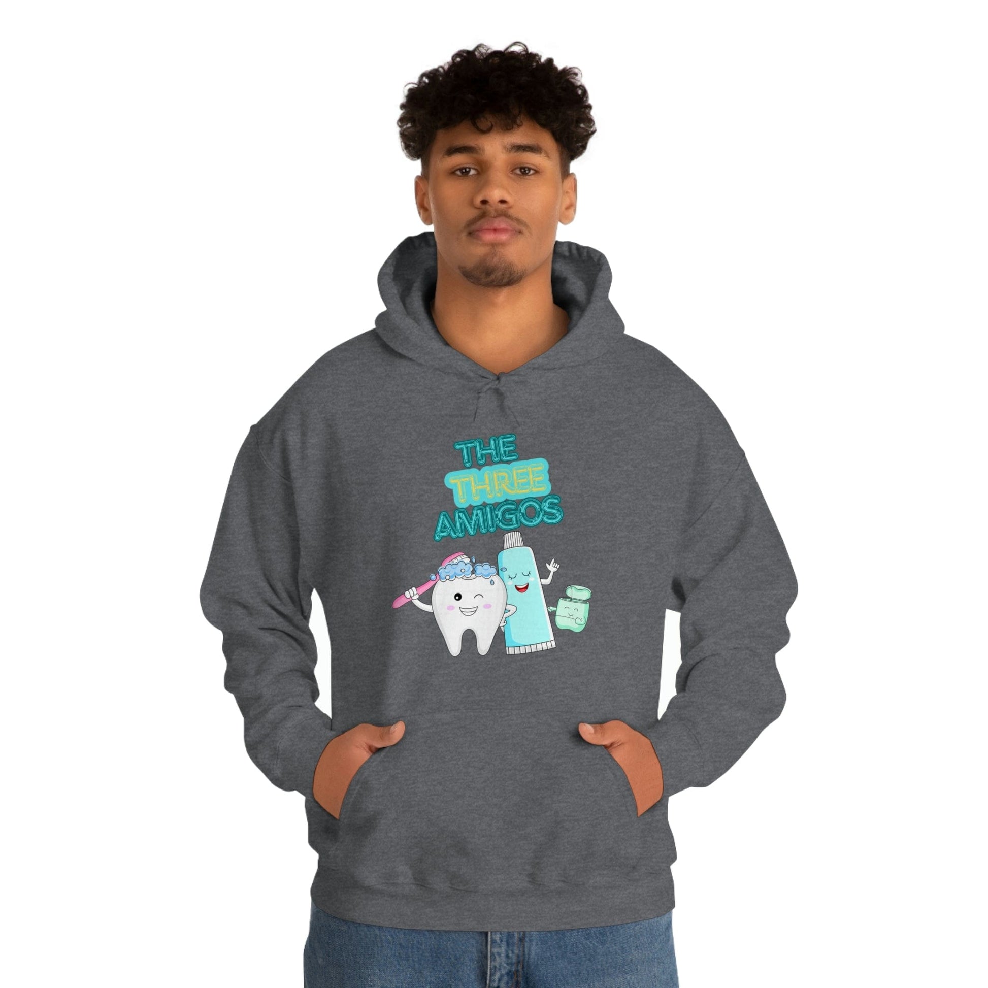 Printify Hoodie The three Amigos - Dental - Unisex Heavy Blend™ Hooded Sweatshirt