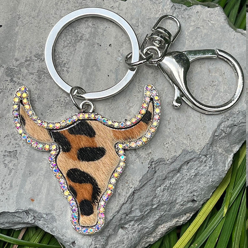 Bull Shape Key Chain - Spruced Roost