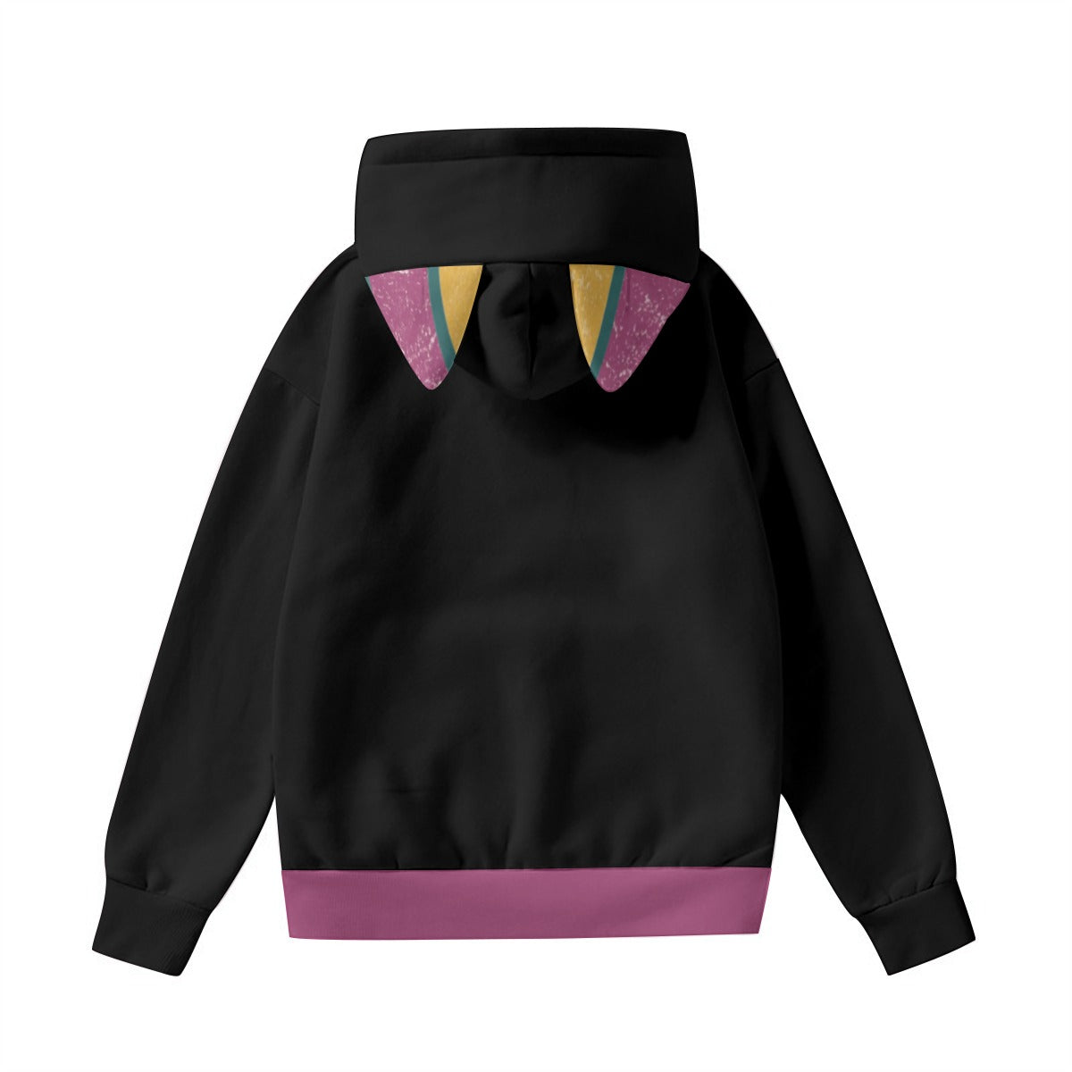 Good Vibes Magenta - Women’s Hoodie With Decorative Ears