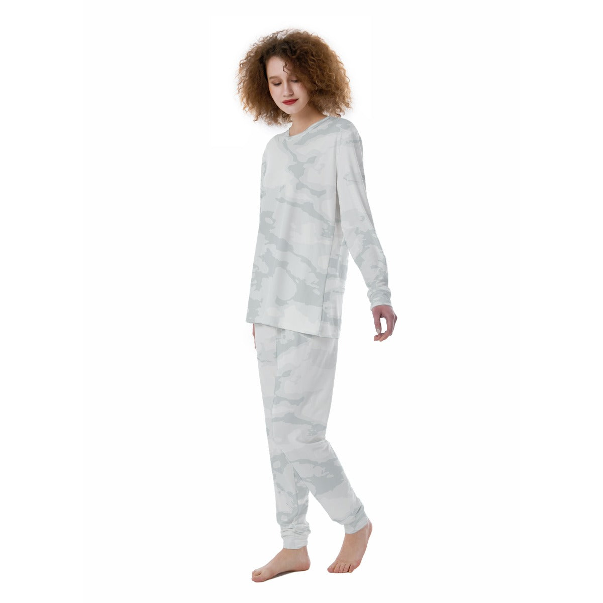 Marble Hues  All-Over Print Women's Pajamas