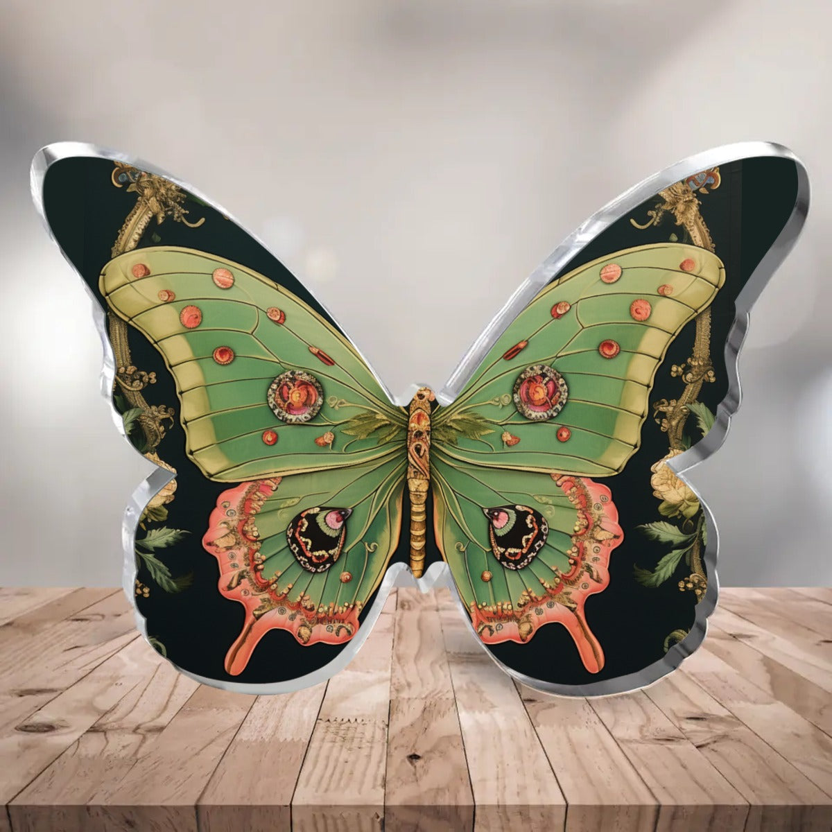 Elegant Butterfly Shaped Acrylic Desktop Ornament