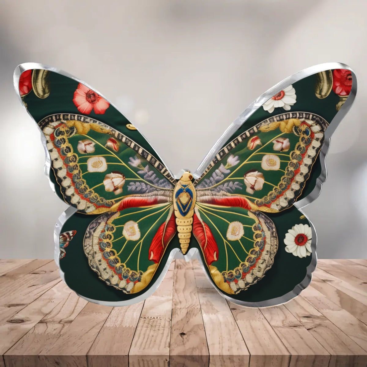 Camille Butterfly Shaped Acrylic Desktop Ornament