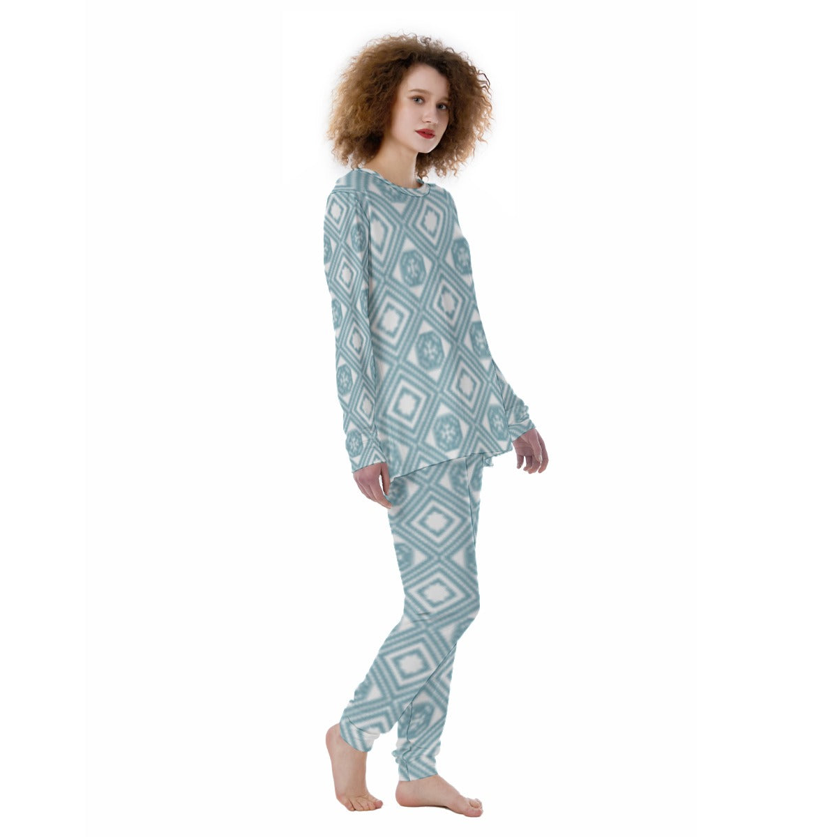 Mint Medina All-Over Print Women's Pajamas
