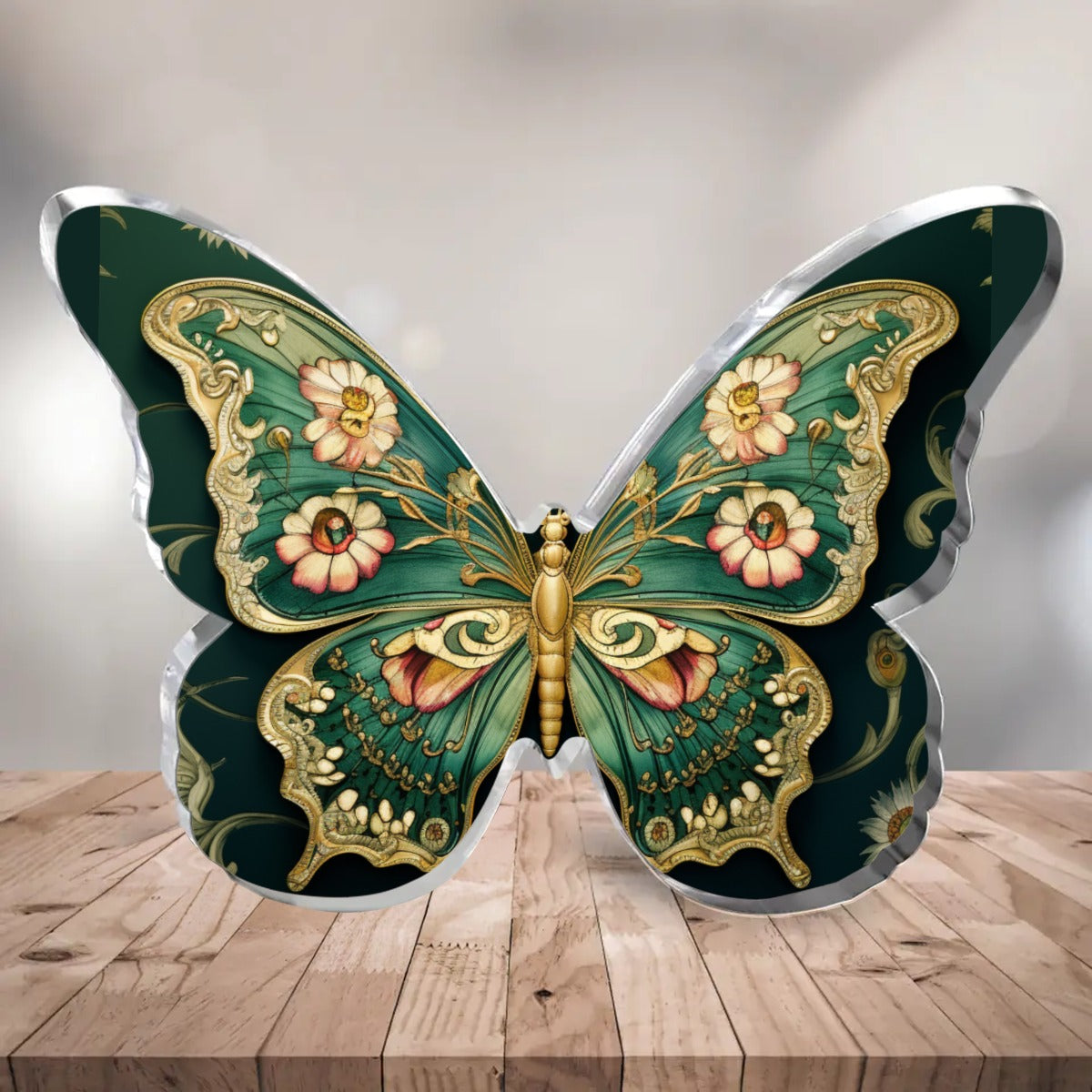 Butterfly Shaped Acrylic Desktop Ornament